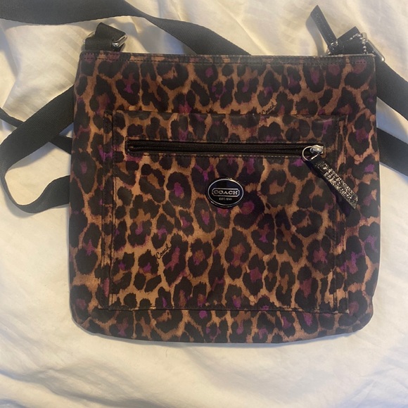 Coach Leopard Crossbody - Picture 1 of 9